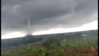 Vídeo: moradores registram formação de tornado no Distrito Federal  (Reprodução/ material cedido)